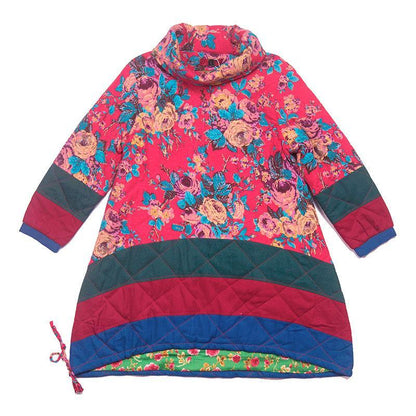 Long Vintage Cotton And Linen Jacket For Women