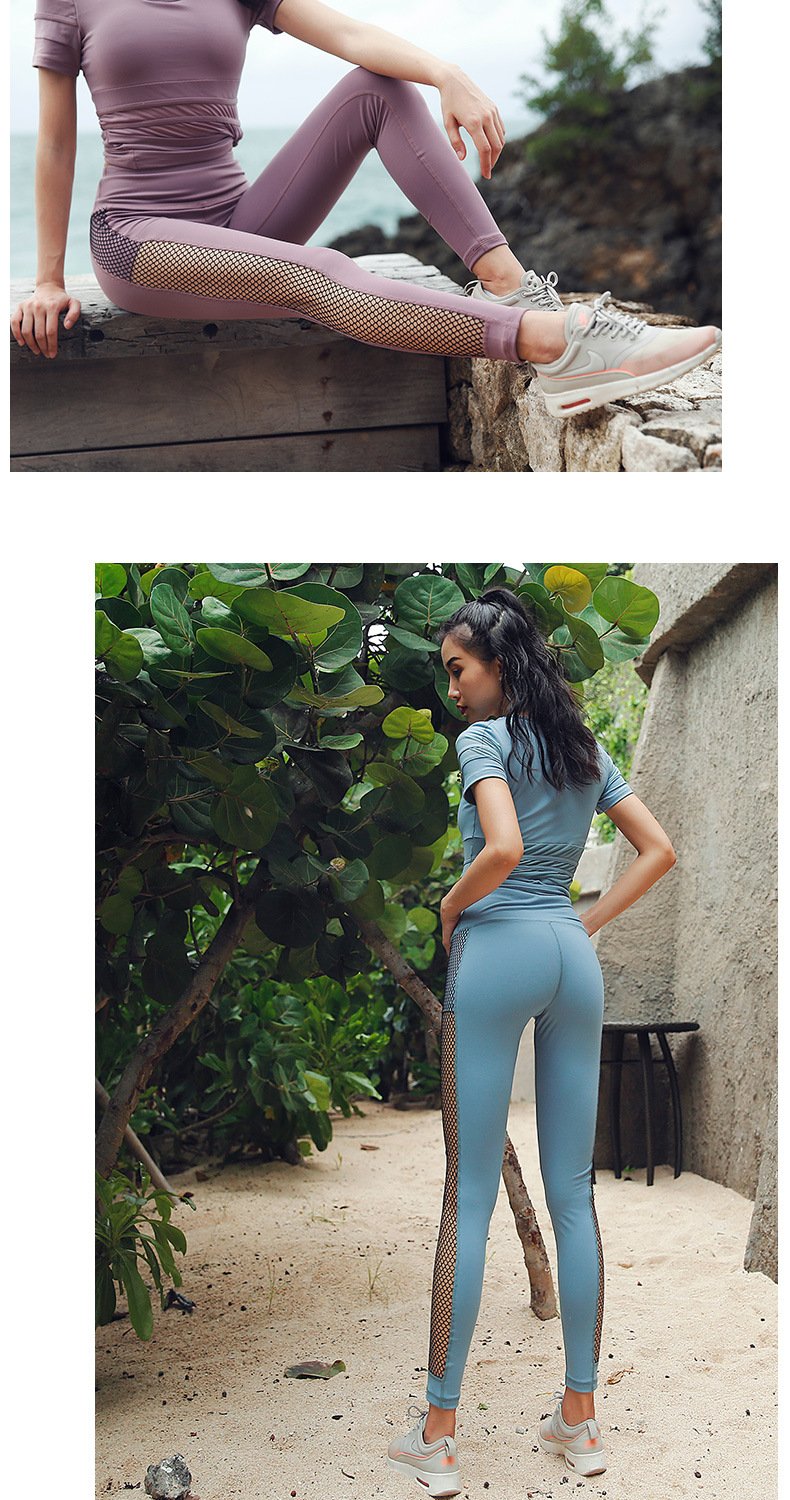 New Yoga Pants Female European And American Peach Hip Pants Running Fitness Sports Tights Women Quick-Drying Pants