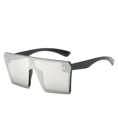 Trendy Gradient Color Sunglasses Fashionable Oversized Eyewear