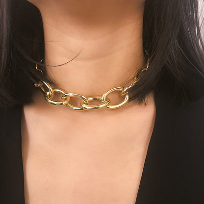 Trendy Minimalist Metal Chain Necklace For Women