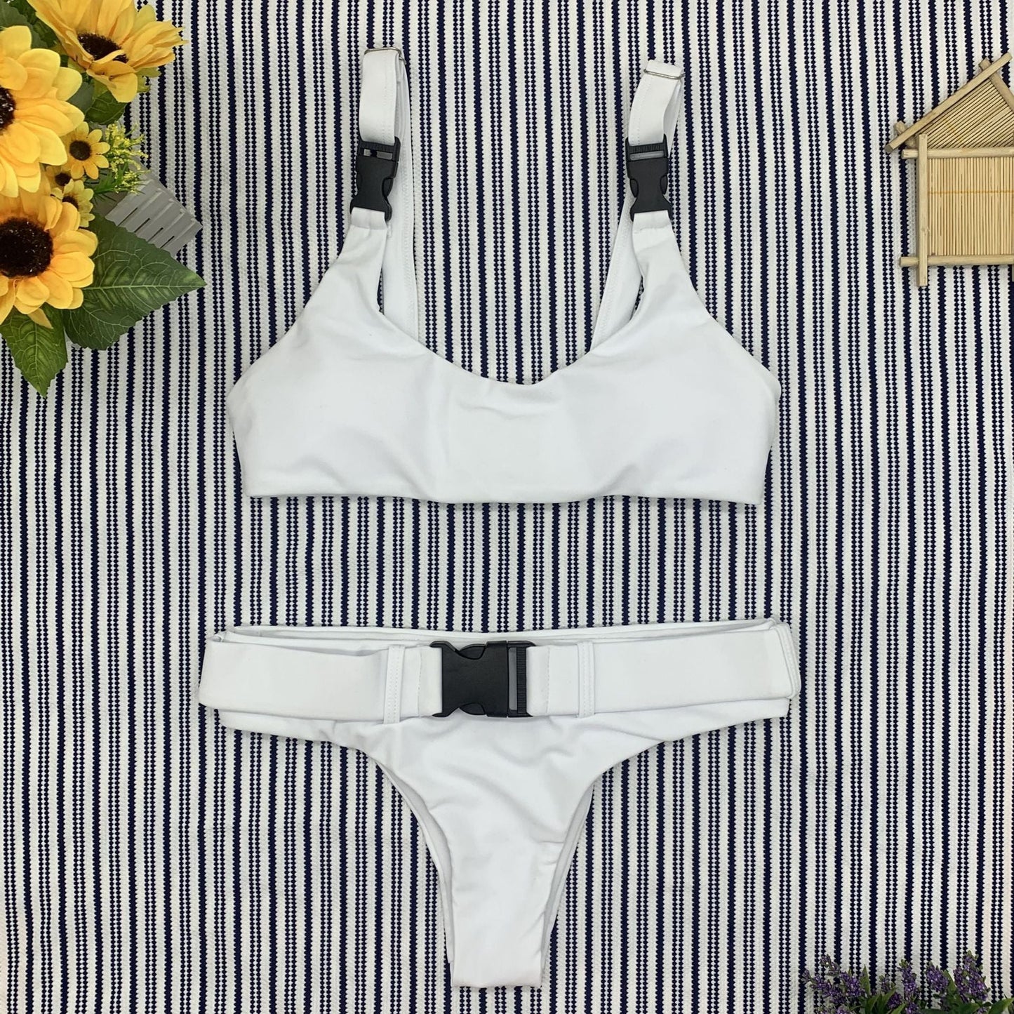 Women'S Bikini Buckle Split Swimsuit