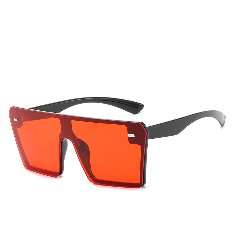 Trendy Gradient Color Sunglasses Fashionable Oversized Eyewear