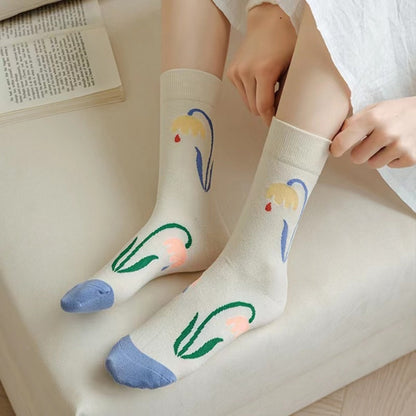 Rufia - Cute Artistic Pattern Socks