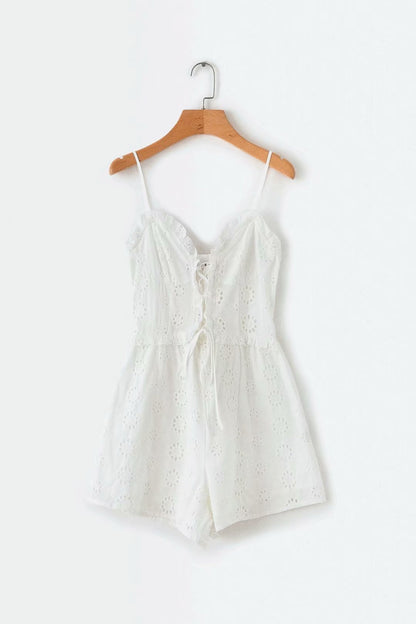 Sling Lace Backless Jumpsuit Casual Pants Jumpsuit