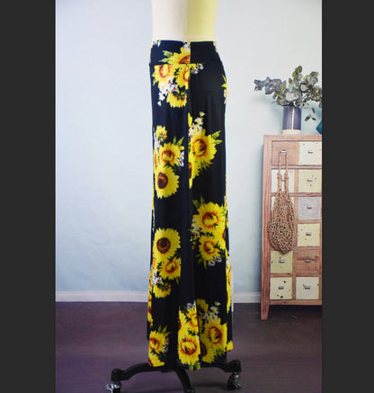 Summer New Exotic Print Skirt With Big Swing Skirt