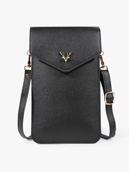 7 Colors Simple Solid Color PU Sling Bag