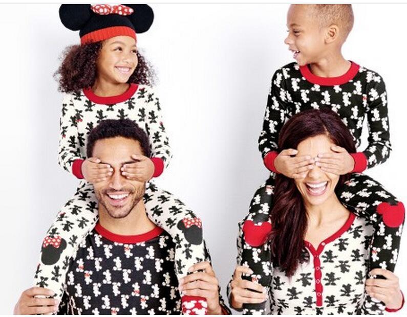 Family Christmas Pajams Printing Set Xmas Family Suit -5