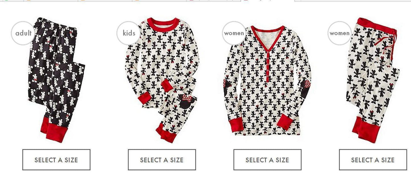 Family Christmas Pajams Printing Set Xmas Family Suit -5