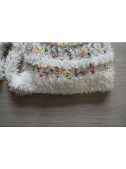 Haila - Winter Knitted Beanie with Colorful Speckled Patterns