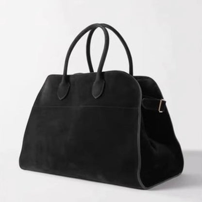 Vintage Suede Tote Large Capacity Satchel Bag