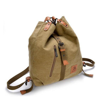 Women Canvas Casual Multifunctional Microfiber Leather Large Capacity Handbag Shoulder Bags Backpack