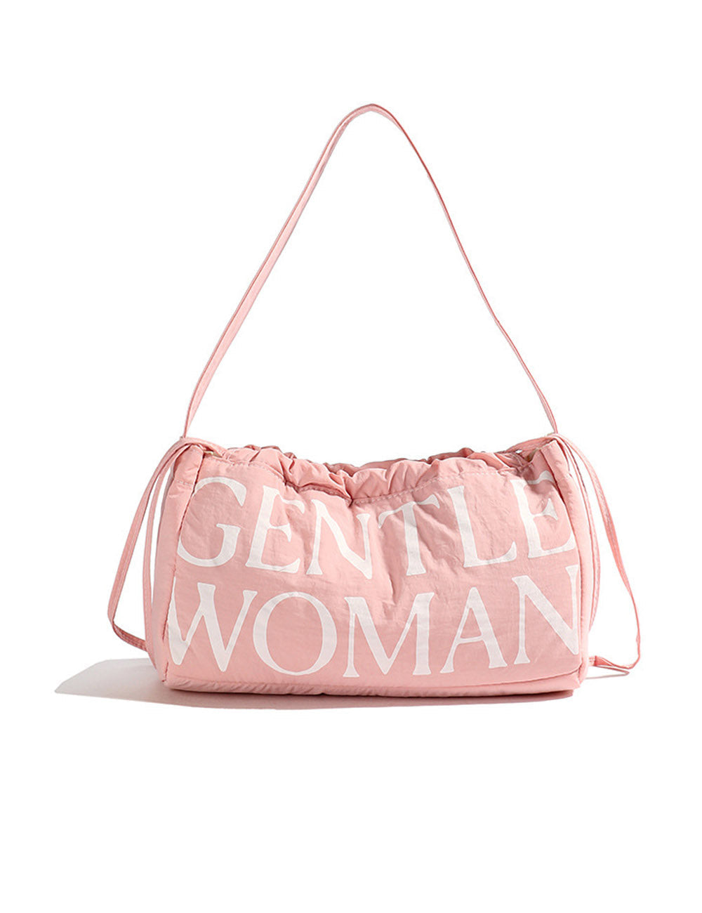 Drawstring Solid Puffer Underarm Shoulder Bag