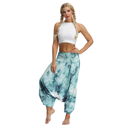 Tie-Dye Gradient Women'S Low Crotch Bloomers