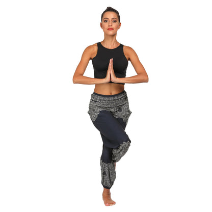 Printed Women'S Drawstring Loose Bloomers Fashion Dance Yoga Sweatpants