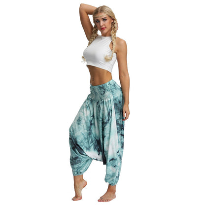 Tie-Dye Gradient Women'S Low Crotch Bloomers