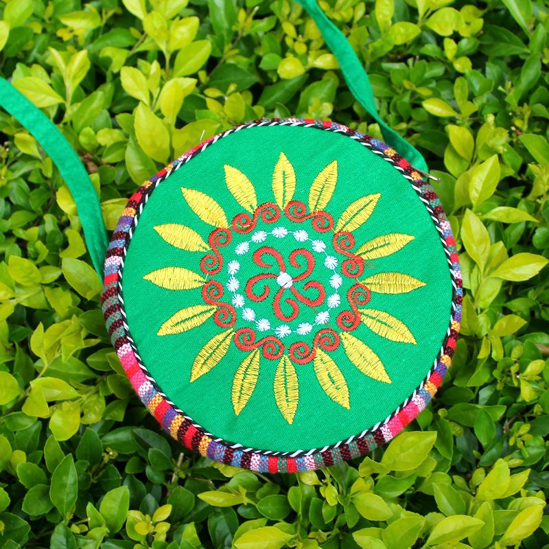 Tibet National Wind Sunflower Bags Canvas Bags Single Shoulder Bags