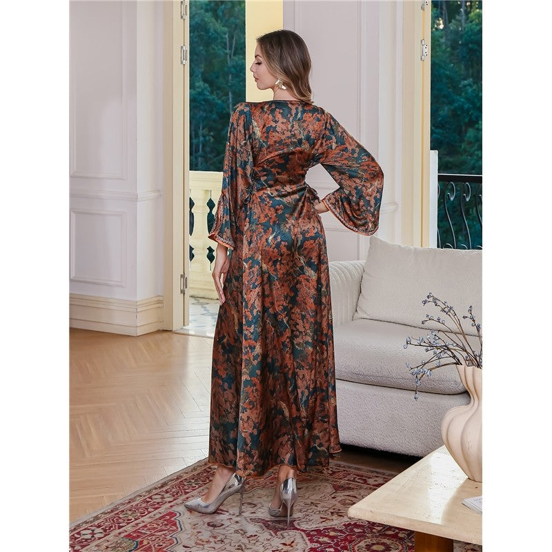 Floral Print Maxi Dress