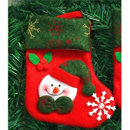 Christmas Decoration Socks Snowman Christmas   Elderly Bear Deer For Christmas Tree