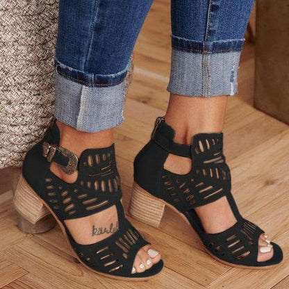 European And American Women'S Sandals And Cave Shoes