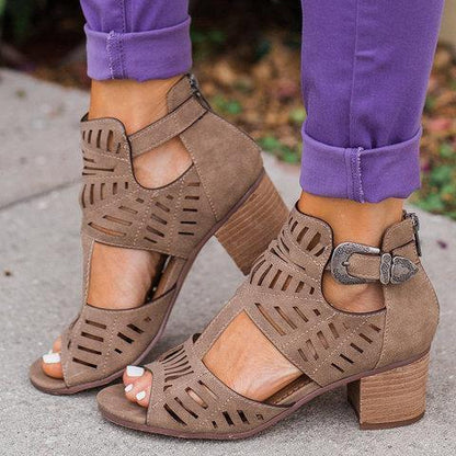 European And American Women'S Sandals And Cave Shoes