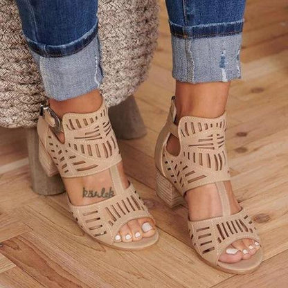 European And American Women'S Sandals And Cave Shoes