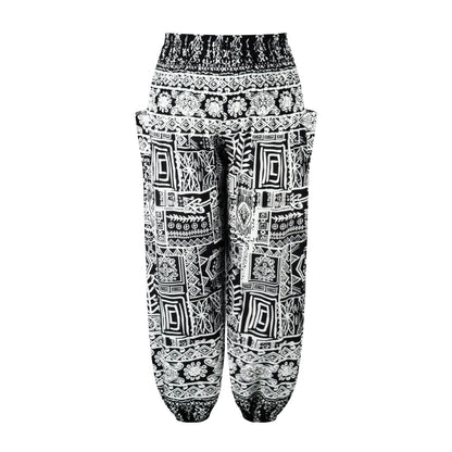 Bohemian Digital Printing Sports Leisure Large Size Women'S Wear