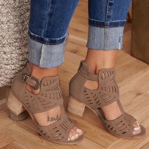 European And American Women'S Sandals And Cave Shoes