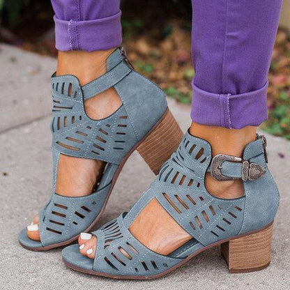 European And American Women'S Sandals And Cave Shoes