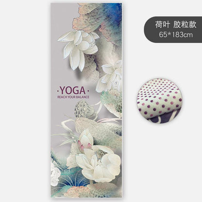 Slim Yoga Mat Non-Slip Female Sweat-Absorbent Beginner Folding Portable Bedding Yoga Blanket Towel Yoga Shop Towel Machine Washable