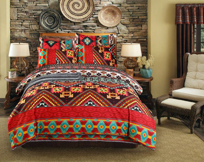 Hot Bohemian Four-Piece Set New National Style Size Bedding.