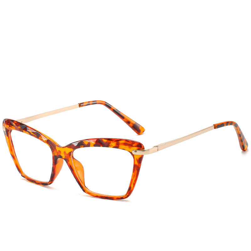 Retro Transparent Multi-Faceted Crystal Eyeglasses Frames