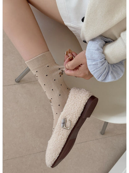 Rufia - Retro Floral Mid-calf Socks