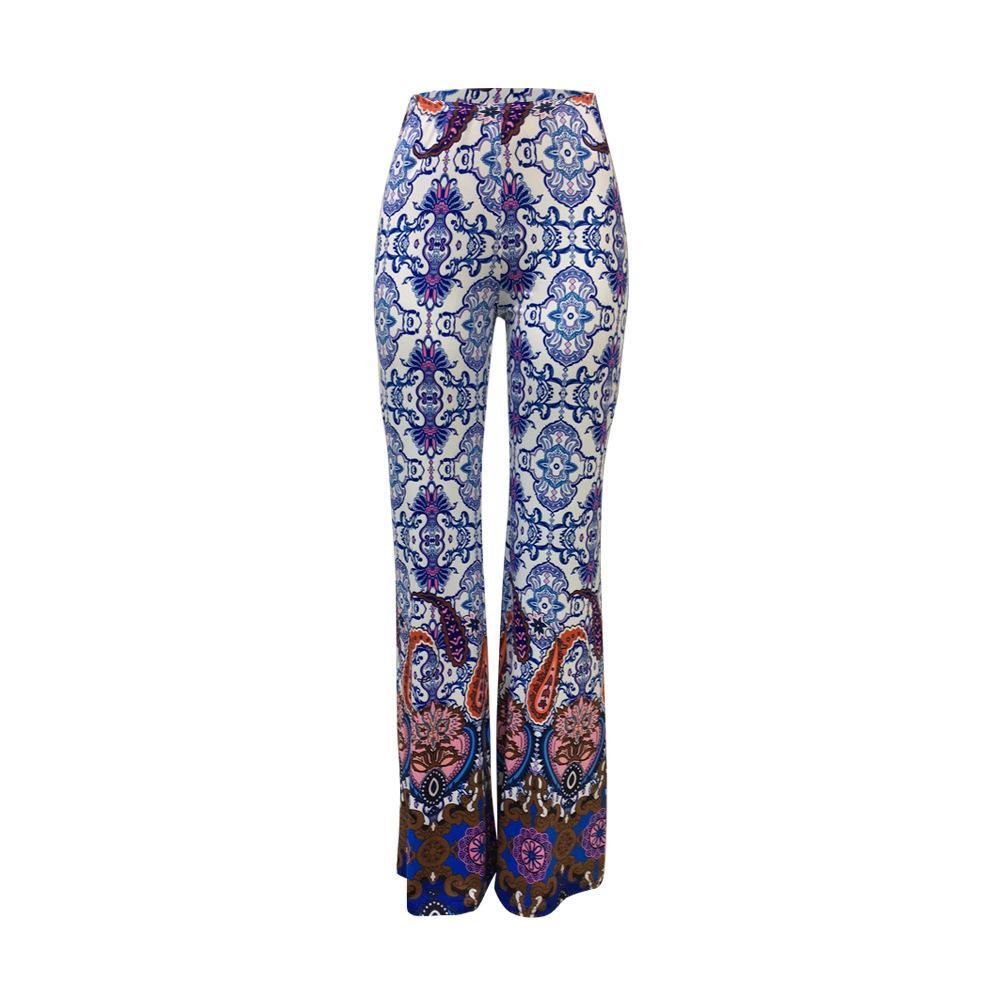Fashion Pattern Printed Women'S Bootcut Pants