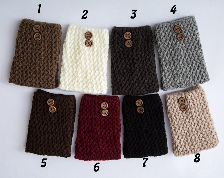 Boot Cuff Thick Short-Sleeved Thick Thick Bamboo Knit Wool Yarn Socks - 13