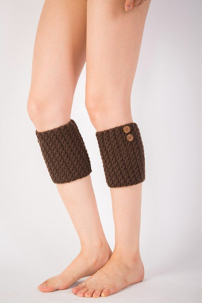 Boot Cuff Thick Short-Sleeved Thick Thick Bamboo Knit Wool Yarn Socks - 13