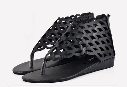 2018 Beach Three Colors Flat Heel Sandals