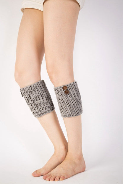 Boot Cuff Thick Short-Sleeved Thick Thick Bamboo Knit Wool Yarn Socks - 13