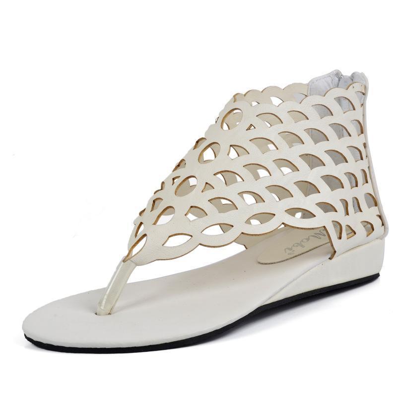 2018 Beach Three Colors Flat Heel Sandals