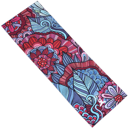 Portable Printed Yoga Towel Non-Slip Design Supports Custom Pattern Design Digital Printed Yoga Towel Yoga Mat 12