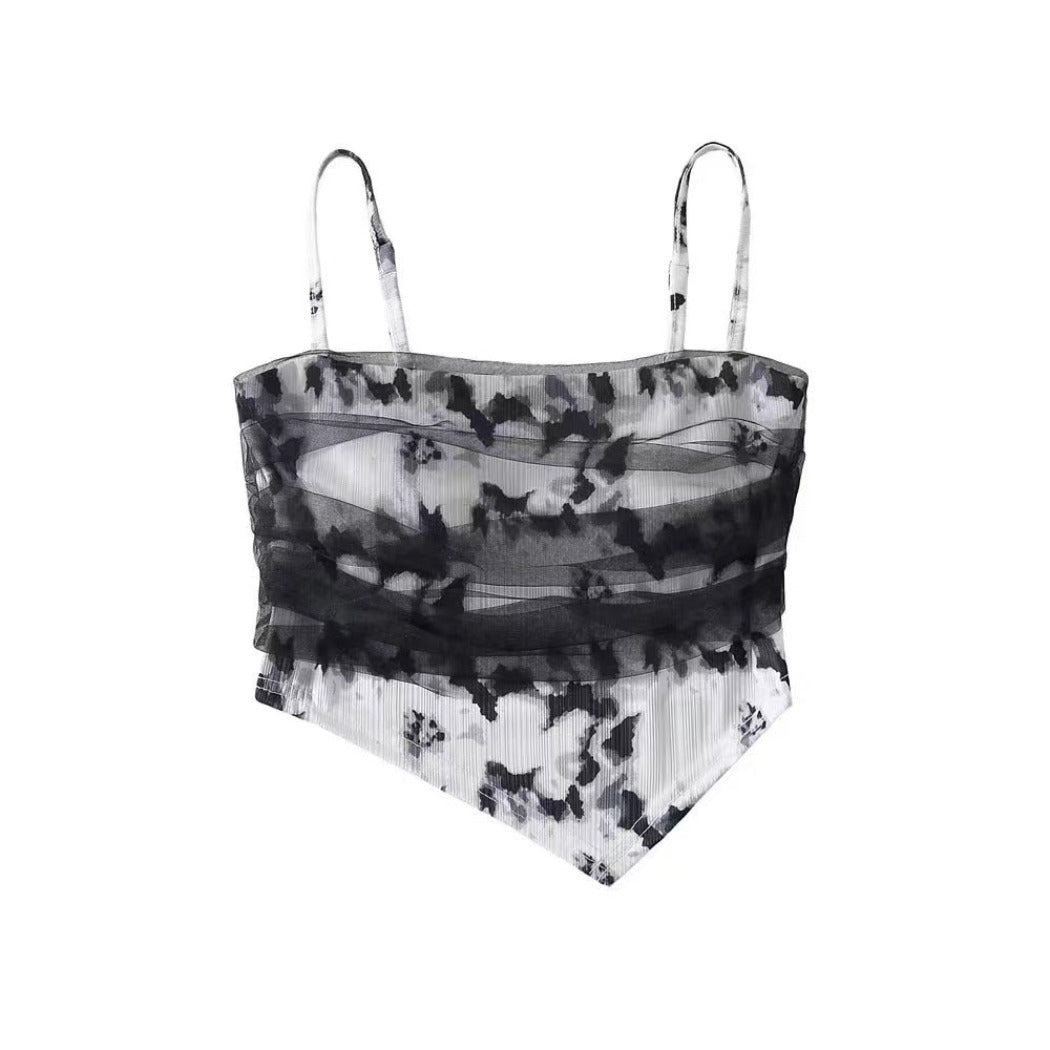 Vesty - Sexy Mesh Layering Cami Top - Fashion &amp; Artistic
