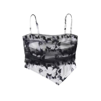 Vesty - Sexy Mesh Layering Cami Top - Fashion &amp; Artistic