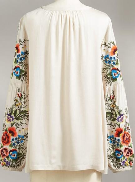 New Women'S Shirts Long-Sleeved Printed Large Size Loose