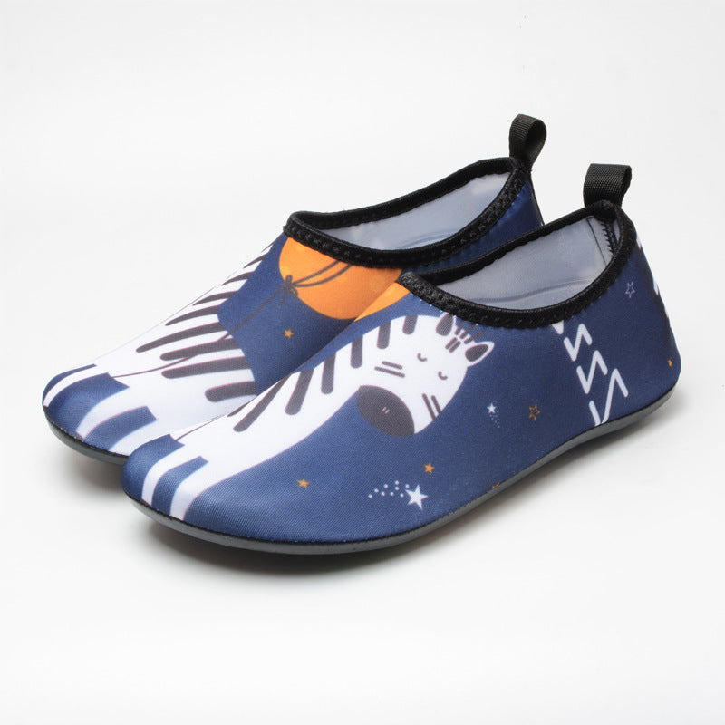 Beach Shoes Antiskid Rubber Thick Sole Skin Sticking Beach Soft Shoes Fitness Yoga Running Outdoor Diving Shoes