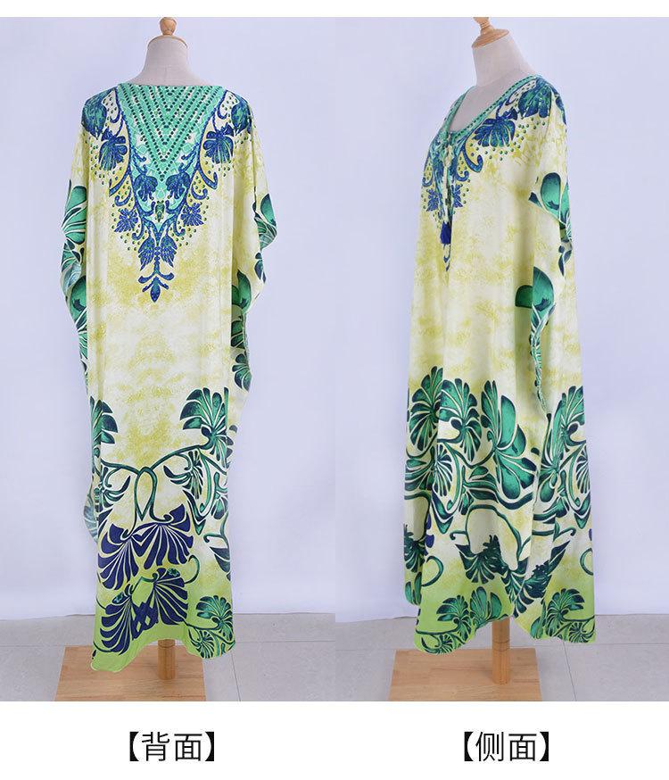 Cross-Border Fast-Selling Pop-Up Man'S Cotton Leaf Print Edgy Beach Sunscreen Bikini Hoodie
