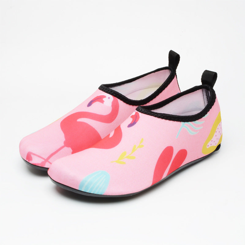 Beach Shoes Antiskid Rubber Thick Sole Skin Sticking Beach Soft Shoes Fitness Yoga Running Outdoor Diving Shoes