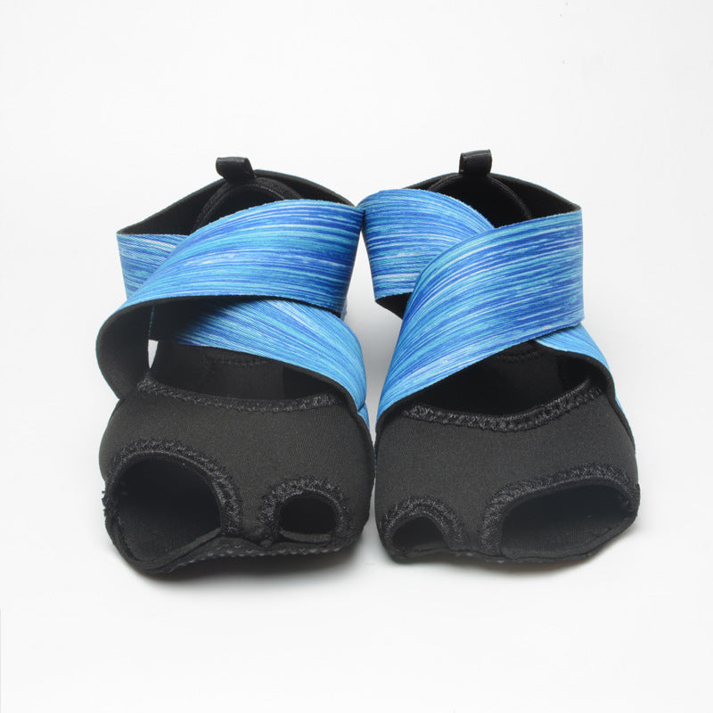 Professional Training Gymnastics Dance Anti Slip Glue Point Leakage Toe Elastic Skin Socks