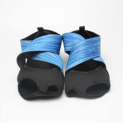 Professional Training Gymnastics Dance Anti Slip Glue Point Leakage Toe Elastic Skin Socks