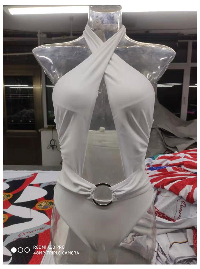 Women'S New Solid One-Piece Sexy Swimsuit