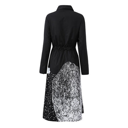 Printed Midi Dress