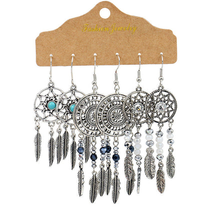 Trendy Drop Shape Alloy Earrings Fashionable Jewelry for Parties